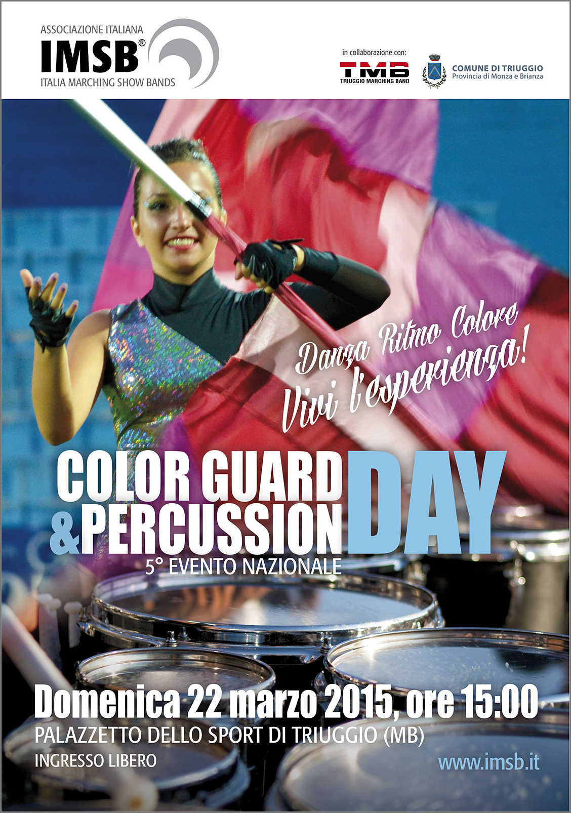 Color Guard and Percussion day 2015
