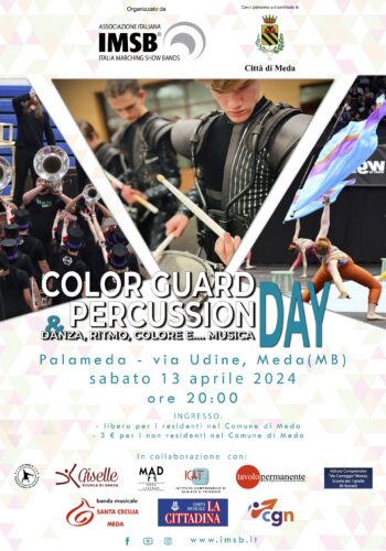 IMSB Color Guard and Percussion Day 2024: in arrivo al Palameda di Meda!